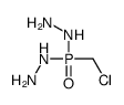 [chloromethyl(hydrazinyl)phosphoryl]hydrazine Structure