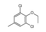 1,3-dichloro-2-ethoxy-5-methylbenzene结构式