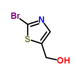 2-溴噻唑-5-甲醇结构式