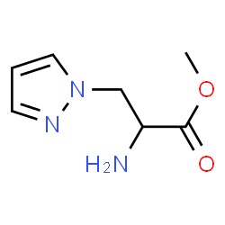 1H-Pyrazole-1-propanoicacid,alpha-amino-,methylester(9CI) Structure