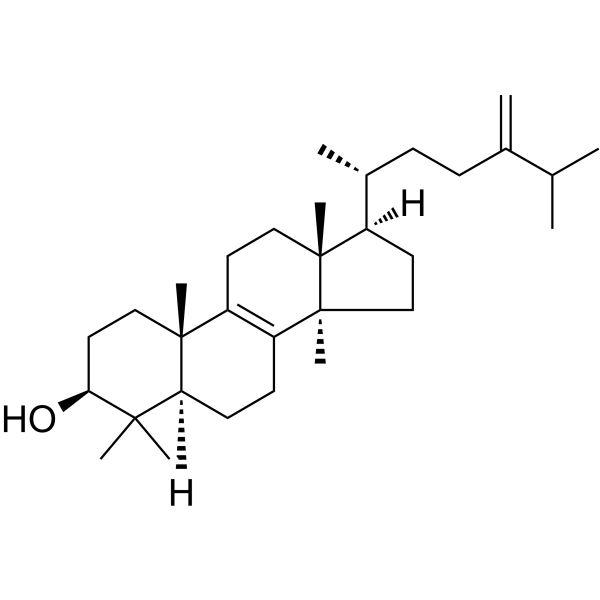 24-Methylenelanost-8-en-3β-ol structure