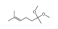 6,6-dimethoxy-2-methylhept-2-ene结构式