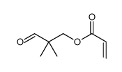 (2,2-dimethyl-3-oxopropyl) prop-2-enoate结构式