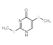 4(3H)-Pyrimidinone, 2,5-bis(methylthio)- picture