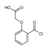 Acetic acid, [2-(chlorocarbonyl)phenoxy]- (9CI)结构式