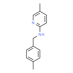 5-methyl-N-[(4-methylphenyl)methyl]pyridin-2-amine Structure