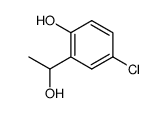 2-(1-hydroxyethyl)-4-chlorophenol结构式