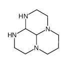 Octahydro-1H,4H,7H-1,3a,6a,9-tetraazaphenalene结构式