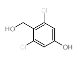 3,5-Dichloro-4-(hydroxymethyl)phenol Structure