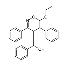 (6-ethoxy-3,5-diphenyl-5,6-dihydro-4H-oxazin-4-yl)-phenylmethanol结构式