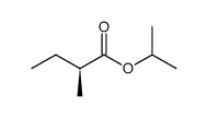 isopropyl (S)-2-methylbutanoate结构式