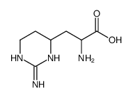 α,2-Diamino-1,4,5,6-tetrahydro-4-pyrimidinepropanoic acid Structure