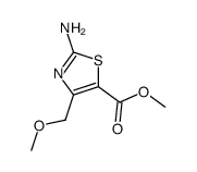 5-Thiazolecarboxylicacid,2-amino-4-(methoxymethyl)-,methylester(9CI) structure