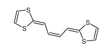 2-[4-(1,3-dithiol-2-ylidene)but-2-enylidene]-1,3-dithiole结构式
