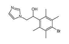 1H-Imidazole-1-ethanol, alpha-(4-bromo-2,3,5,6-tetramethylphenyl)- structure