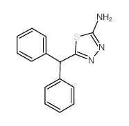 5-Benzhydryl-[1,3,4]thiadiazol-2-ylamine Structure