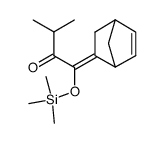 1-(bicyclo[2.2.1]hept-5-en-2-ylidene)-3-methyl-1-((trimethylsilyl)oxy)butan-2-one结构式