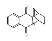 endo-1,4,4a,9a-tetrahydro-4a,9a-epoxy-1,4-ethano-9,10-anthraquinone结构式