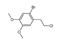 2-(2-chloroethyl)-4,5-dimethoxybromobenzene Structure