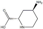 (2S,4S)-4-aminopiperidine-2-carboxylic acid结构式