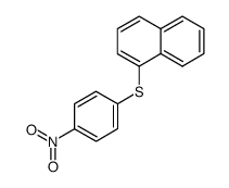 1-(p-nitrophenylthio)naphthalene结构式