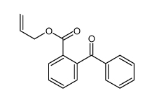 prop-2-enyl 2-benzoylbenzoate结构式