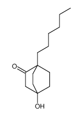 1-hexyl-4-hydroxybicyclo[2.2.2]octan-2-one Structure