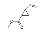 Cyclopropanecarboxylic acid, 2-ethenyl-, methyl ester, (1S-trans)- (9CI)结构式