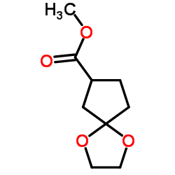 methyl 1,4-dioxaspiro[4.4]nonane-7-carboxylate Structure