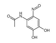 acetic acid-(4,5-dihydroxy-2-nitroso-anilide) Structure
