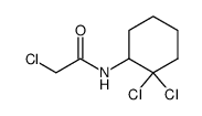 2-chloro-N-(2,2-dichlorocyclohexyl)acetamide结构式