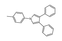 3,4-diphenyl-1-p-tolyl-1H-pyrrole结构式
