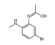 N-[5-bromo-2-(methylamino)phenyl]acetamide结构式