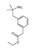ethyl 2-[3-(2-amino-2-methylpropyl)phenyl]acetate结构式