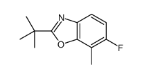 Benzoxazole, 2-(1,1-dimethylethyl)-6-fluoro-7-methyl- (9CI) picture