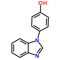 4-(1H-Benzimidazol-1-yl)phenol Structure