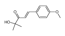 (E)-4-hydroxy-1-(4-methoxyphenyl)-4-methylpent-1-en-3-one Structure