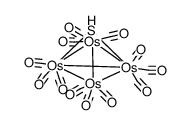 Os4(CO)12(μ3-S) Structure