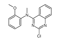 2-chloro-N-(2-methoxyphenyl)-N-methylquinazolin-4-amine结构式