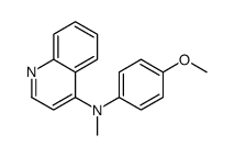 N-(4-methoxyphenyl)-N-methylquinolin-4-amine Structure