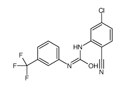 1-(5-chloro-2-cyanophenyl)-3-[3-(trifluoromethyl)phenyl]urea Structure