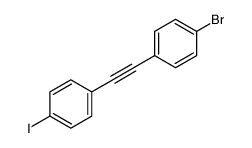 1-bromo-4-[2-(4-iodophenyl)ethynyl]benzene structure