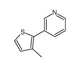 Pyridine, 3-(3-Methyl-2-thienyl)- structure