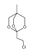 4-(2-chloroethyl)-1-methyl-3,5,8-trioxabicyclo[2.2.2]octane Structure