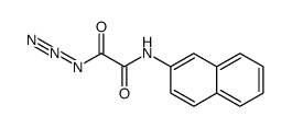 [2]naphthyl-aminooxalyl azide结构式