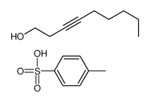 4-methylbenzenesulfonic acid,non-3-yn-1-ol Structure