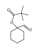 (1-formylcyclohexyl) 2,2-dimethylpropanoate Structure