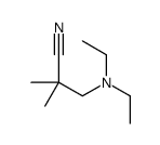 Propionitrile,3-diethylamino-2,2-dimethyl- (5CI)结构式