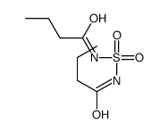 N-(butanoylsulfamoyl)butanamide结构式