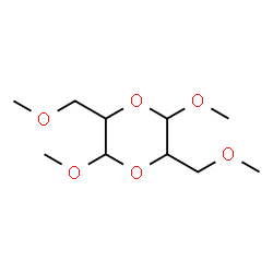 p-Dioxane,2,5-dimethoxy-3,6-bis(methoxymethyl)- (3CI)结构式